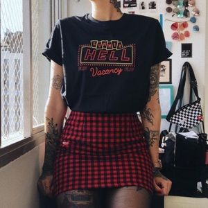 Vintage Tommy Hilfiger Checkered Wrap Skirt